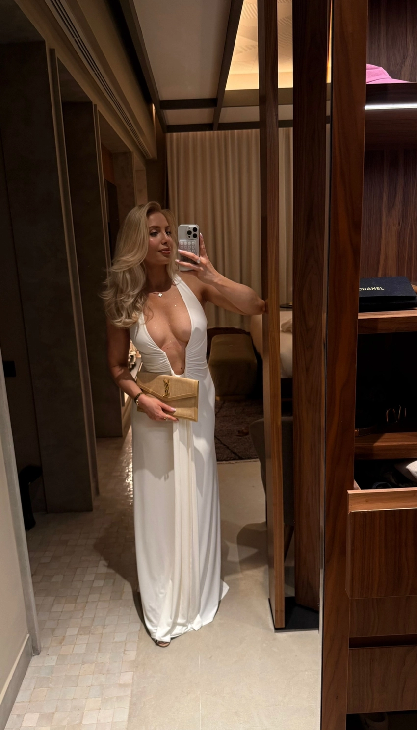 Misha Jennifer Cupro Maxi Dress