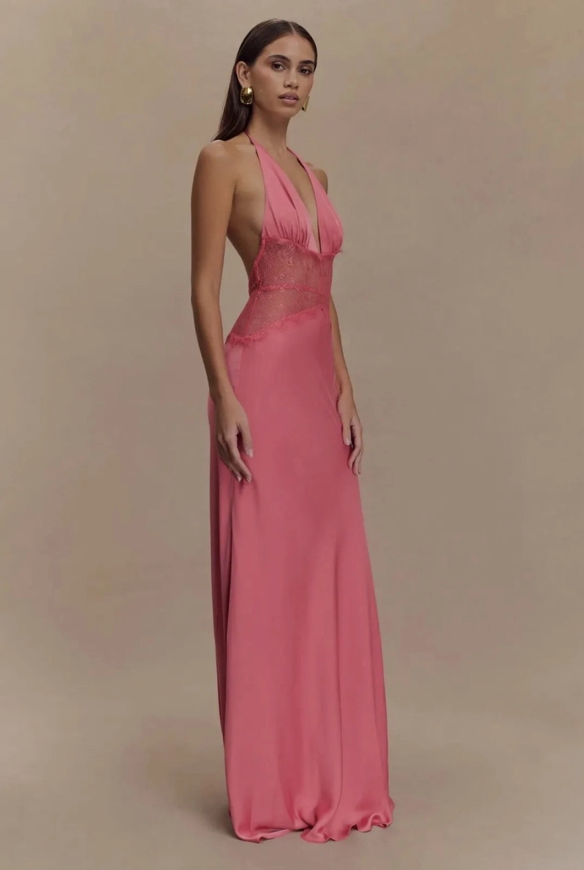 Lace and Satin Dress